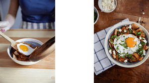 Chilaquiles With Chili Lime Pork Rinds
