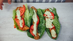 Crackling Coated BLT Wraps