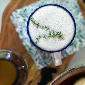 COCONUT MILK BONE BROTH LATTE