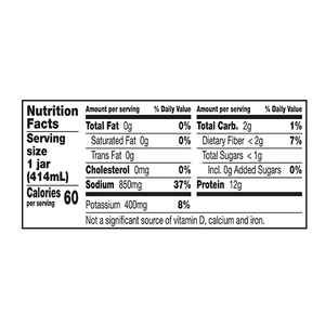 The nutrition facts for EPIC's Tuscan-Style Chicken Broth.